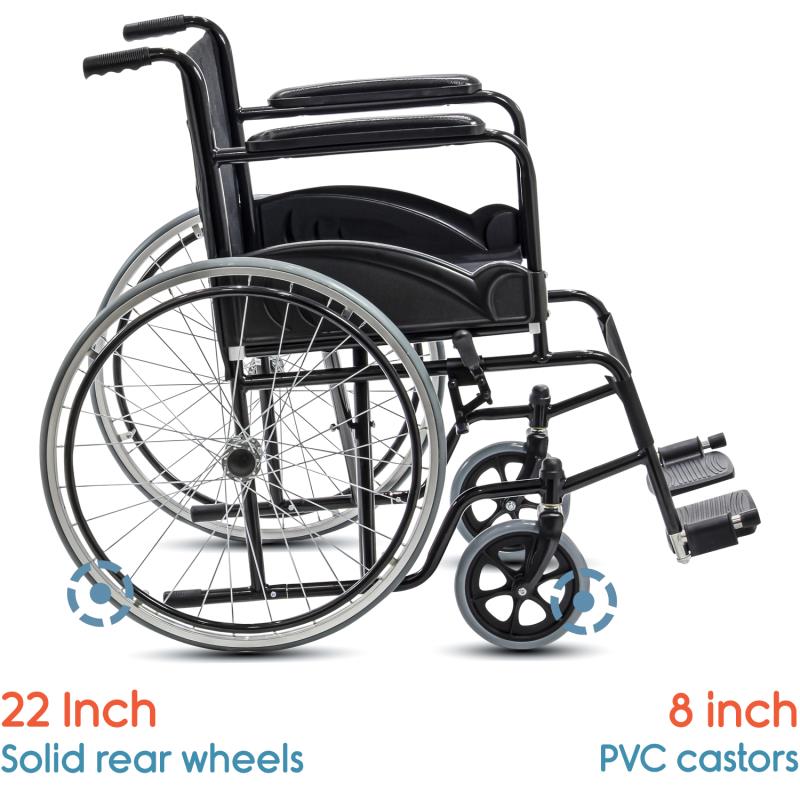 KosmoCare Dura Spoke Wheelchair  Self-propelled Foldable Economy